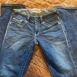 Ariat R.E.A.L. Denim Jeans with White Stitching